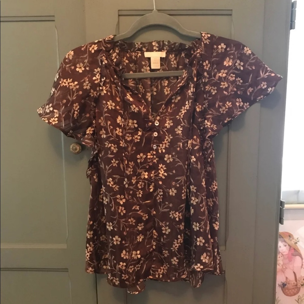 H&M floral blouse :)